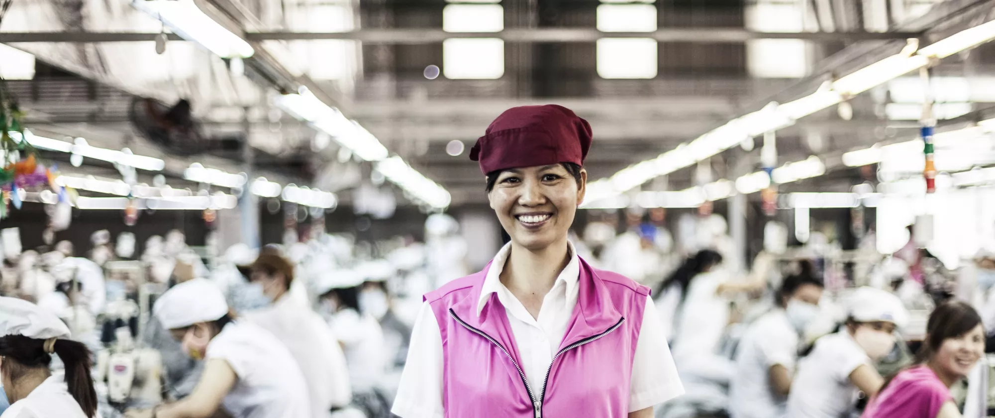 Garment worker in Viet Nam